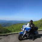 058 - Wow - blue sky at last, Blue Ridge Parkway 23-05-16