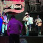 042 - Zydeco band in bowling hall - he sound like Van Morrison - hilarious