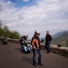 071 - Debi doing a dance on the way to Dragons tail 28-05-2013