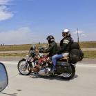 028 - Frank and Debi as we cross into South Dakota