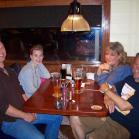 076 - The last supper. Bailey, Debi, Frank and myself at Red Lobster the night before I fly home 30-05-2013