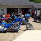 025 - Cycle Works Choppers. Tim put the tyre on my bike 24-05-2013